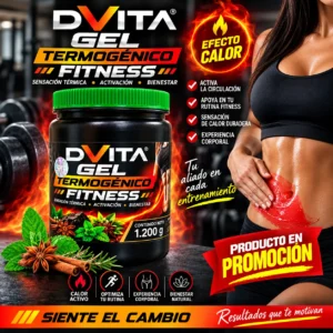Gel Termogénico Fitness — 1,200 g